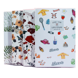 Cahier de notes mignon en papier d'impression DIY Diary Canvas Cartoon Kawaii Plant flowers Notebook Planner Scrapbook Gift for friends - Product Image 1