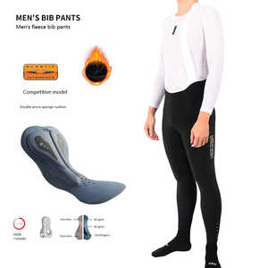 2025 tuta da <span class=keywords><strong>ciclismo</strong></span> in pile invernale, pantaloni lunghi da <span class=keywords><strong>ciclismo</strong></span> caldi, pantaloncini da bicicletta - Product Image 5