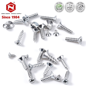 High Quality Carbon <b>Steel</b> Cross Recessed Countersunk <b>Head</b> Self Tapping <b>Screw</b>, Sharp Point - Product Image 1