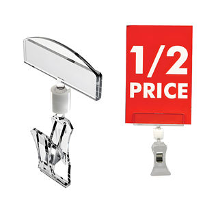 Fast Shipping Clips <b>Plastic</b> Price Tag Holder for Grocery Store <b>Shelf</b> Label Wholesale - Product Image 5