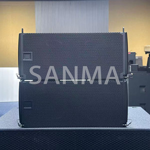 Système audio actif professionnel pour scène, enceinte colonne double 10 pouces 910LA, son puissant, en plastique, étanche pour intérieur/extérieur - Product Image 1