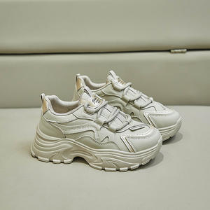 Best vendi <span class=keywords><strong>scarpe</strong></span> sportive Casual con zeppa bianche e lacci antiscivolo da <span class=keywords><strong>donna</strong></span> <span class=keywords><strong>scarpe</strong></span> da <span class=keywords><strong>donna</strong></span> traspiranti e spesse suola - Product Image 6