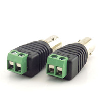 12V DC BNC connecteur mâle femelle coaxial CAT5 adaptateur de Balun vidéo prise pour CCTV AHD/TVI/CVI accessoires de caméra