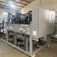 Équipement de refroidissement industriel automatique, personnalisé, durable, à faible bruit, à vis, refroidi par eau, pour processus d'usine