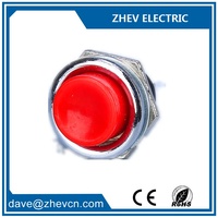 PBS 26B interrupteur à bouton rond momentané avec ouverture normale DS-212 rouge