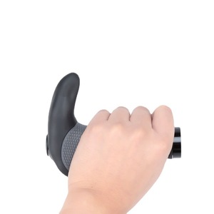 Rubber Integrated Horns Vice Handlebar Grips, Cycling, Shockproof, Dust-proof, Bike Grips, Bilateral <b>Locked</b> - Product Image 1