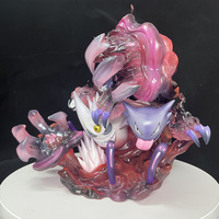 Figurine d'action Pokémon GK Gengar Family Shadow Ball Evolution Group Fantasy House, Super Grande, Ornement de bureau Anime