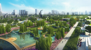 Nexus Park Aménagement paysager extérieur <span class=keywords><strong>Plan</strong></span> de plantation Dessin <span class=keywords><strong>3D</strong></span> Rendu maximal <span class=keywords><strong>Plan</strong></span> d'étage <span class=keywords><strong>Plan</strong></span> global Espace de dessin de construction - Product Image 6