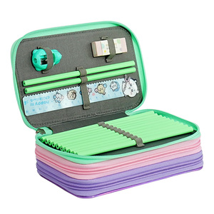 Trousse à crayons grande capacité GF, couleur unie, 52 trous, étui à crayons portable, trousse de papeterie, trousse à crayons <span class=keywords><strong>pour</strong></span> dessin artistique <span class=keywords><strong>pour</strong></span> étudiants - Product Image 2