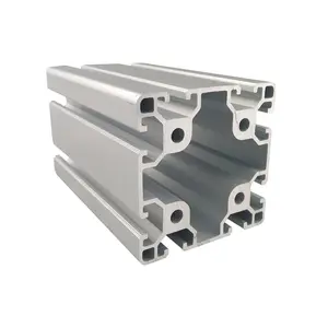 T Slot 4040 Industrial Aluminium Frame Cnc Machining Milling Alu Profil Cnc Machined Extrusion Aluminium Linear Profile