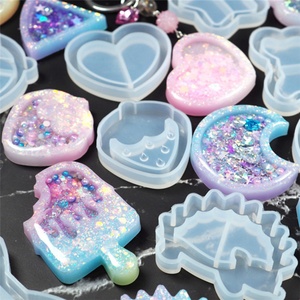Molde de silicona DIY de gran venta para resina, dijes, colgantes, accesorios de joyería, llaveros, moldes de resina hechos a mano, moldes de silicona para resina - Product Image 3