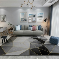 Home Simple Nordic Style Langlebiger Boden Geometrischer Teppich Teppich Für Wohnzimmer