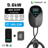 Stasiun Pengisian Kendaraan Listrik WiFi 4G Bluetooth EV Charger Smart Wallbox dengan Platform Pemantauan Cloud