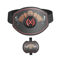 Stimulateur Musculaire Abdominal Électrique EMS, Entraînement Ventral TENS, Fitness EMS Brûleur de Graisse, Ceinture Minceur ABS pour Taille, Ventre et Bras