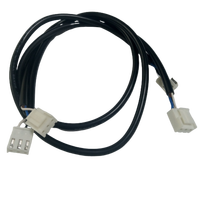 Harness Kabel 3-Arah Kustom dengan Konektor Putih dan Kabel PVC Hitam untuk Peralatan Rumah Tangga dan Peralatan Industri