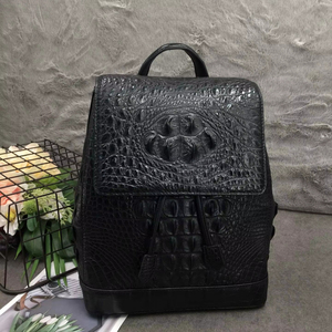 Sac à dos en cuir de luxe et tendance pour femme, grande capacité 10-25L, fermeture à cordon, design classique et doublure en cuir - Product Image 3