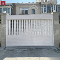 Porte à enroulement électrique Bolang, porte à enroulement en aluminium, moustiquaire creuse personnalisée, télécommande, certifiée CE