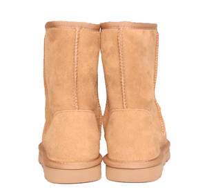 Botas de Nieve Unisex hasta la Pantorrilla, Parte Superior de Piel de Oveja Genuina, Cómodas, <span class=keywords><strong>Impermeables</strong></span>, Transpirables, Antideslizantes, Cálidas y Ligeras, Tipo Uggs - Product Image 5