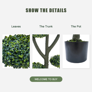 PZ-1-273 Tùy Chỉnh Lá Handmade Cây Trồng Trong Chậu Cây Trong Nồi Nhựa Bất Cảm Ứng Lớn Cây Nhân Tạo - Product Image 5