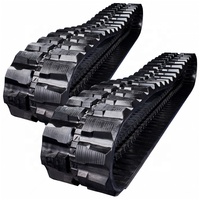 Rail en caoutchouc d'excavatrice de matériel de construction 400x72.5x76 PC75 PC75R caoutchouc + acier noir MMP 12-24 mois de garantie pour Mini