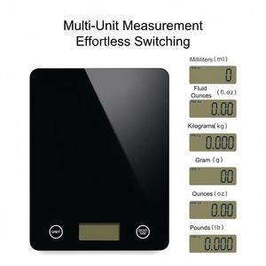 เครื่องชั่งอาหารดิจิตอลอัจฉริยะ ดีไซน์ใหม่ พร้อมบลูทูธ ความแม่นยำสูง จอ LCD แสดงผลแบบมัลติฟังก์ชั่น - Product Image 3