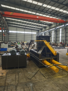 2024 UAE thị trường bán hàng nóng phế liệu kim loại balers Bale Máy ép phế liệu baling Máy ép - Product Image 2