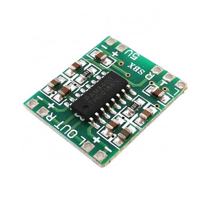 Плата цифрового усилителя мощности Taidacent PAM8403, батарея USB5V, источник питания 2x3 Вт, мини стерео модуль усилителя мощности класса D