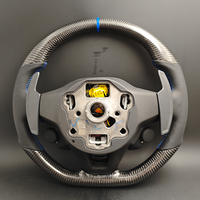 Volant en fibre de carbone avec bouton de démarrage pour Volkswagen VW Golf R 6 7 8 MK8 MK5 MK6 MK7 Polo GTI Passat B7 B8 Jetta Amarok