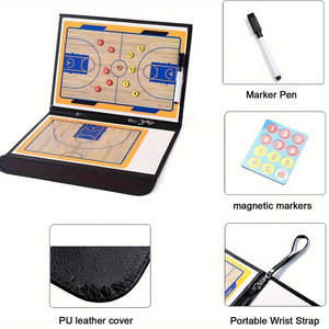 Premium PVC <strong>Basketball</strong> Tactics Board -Portable, Durable &amp; Magnetic for Coaches | Pro <strong>Training</strong> <strong>Tool</strong> to Visualize Winning Plays - Product Image 5