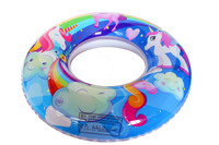 Bouée de natation gonflable en PVC personnalisée pour femmes, bleu marine et blanc, certifiée CE, marque Go, GOSR007, tailles 60-90 #