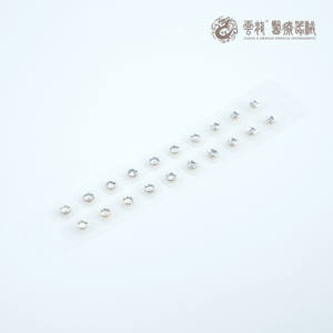 I semi dell'orecchio di cristallo del drago e della nuvola sono impreziositi con cristalli dai semi Swarovski - Ear per la terapia di agopuntura - Product Image 5