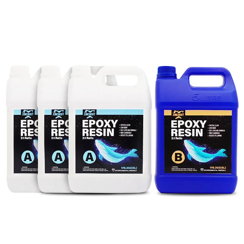 clear crystal epoxy resin kit epoxy resin ab glue gallon for diy craft countertop coating table top 3d floor non toxic