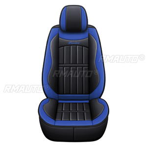 1/2PCS ฝาครอบที่นั่งด้านหน้ารถหนัง PU ฝาครอบเบาะกันลื่นสำหรับ BMW E46 E90 สำหรับพาสต้า B6 สำหรับเทสลารุ่น 3 - Product Image 5