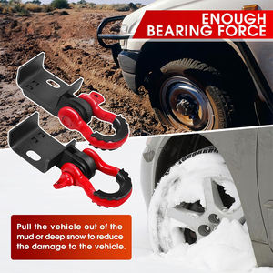AMBITION Top Quality Tacoma Support de montage arrière universel <span class=keywords><strong>D</strong></span>-Ring Shackle Mount Kit Trailer Lashing Rings Trailer <span class=keywords><strong>d</strong></span> Rings - Product Image 4