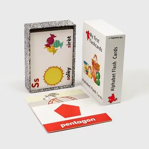 OEM Printing Table Learning Children Kids Games Card Playing Cards With Custom Logo