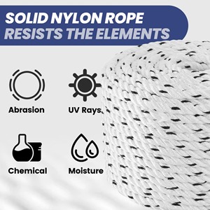 เชือกไนลอน6เกลียวทนรังสียูวีความแข็งแรงสูง3-24มม. ทนทานสูงเป็นมิตรกับสิ่งแวดล้อมป้องกันการหน่วง - Product Image 3