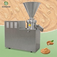 Tahini kleine schaal nieuwe industrie notenmaler machine maakt productie pindakaas roestvrijstalen molen voor Filipijnen