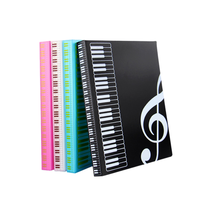 YANYI Classeur A4 en PP avec 40 pochettes, 80 vues, pour partitions musicales, portefeuille, protège-documents scolaire FP22071302