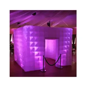 Tenda gonfiabile della discoteca illuminata a LED portatile di 6m tenda gonfiabile bianca della cupola/festa gonfiabile della tenda di mostra