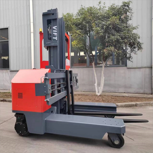 व्यापक 4 दिशात्मक फोर्कलिफ्ट 8 मीटर उठाने की ऊंचाई लंबी सामग्री हैंडलिंग उपकरण 3 4 टन बैठे ऑपरेशन ठोस यू व्हील 4 फोर्क्स - Product Image 3