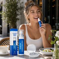 Smile Find Spray Nettoyant pour Prothèses Dentaires, Saveur Menthe, Format Voyage 20ML, Soin Buccal Quotidien Portable, Haleine Fraîche, Logo Personnalisé