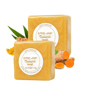 Savon au curcuma biologique éclaircissant au curcuma pour éliminer les taches brunes du visage contre l'acné - Product Image 1