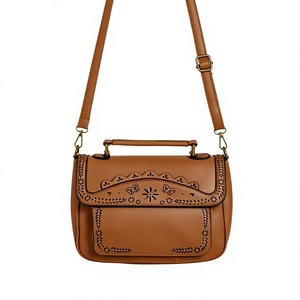 Daily Lifestyle Accessory Farmhouse Style Genuine Ladies Handbag Durable Quality Fashionable Leather Bag Zipper Large Capacity - Product Image 6