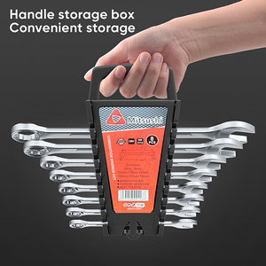 Fyseus <strong>Spanner</strong> <strong>Set</strong> <strong>Fixed</strong> Head <strong>Spanner</strong> <strong>Set</strong> with Wrench Storage Bag Metric Combo <strong>Spanner</strong> Combination <strong>Set</strong> Ring Open Ended - Product Image 6