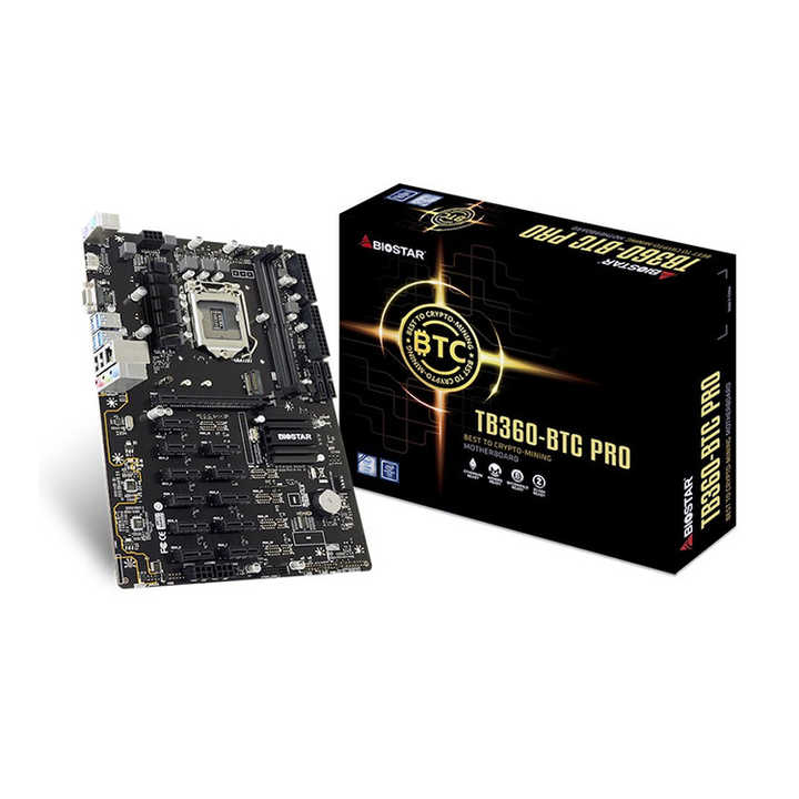 BIOSTAR TB360-BTC PROマザーボードサポート12グラフィックカード 