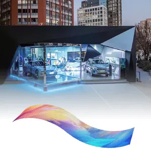 P6.25 Flexible Indoor Advertising LED Display Price P3.9 3D Holographic Transparent LED Screens From YinHan
