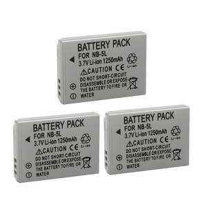 แบตเตอรี่กล้อง NB-5L 1250mAh สำหรับ Canon PowerShot S110 SX200 ได้รับการรับรองมาตรฐาน CE RoHS ขายส่งจำนวนมาก 0-Cycle Full Cell - Product Image 2