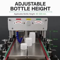 Machine de bouchage automatique de bouteilles rondes pour pots cosmétiques et alimentaires