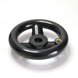 Tay Quay Ba Nan Bằng Nhựa Bakelite Mịn Màu Đen Có Thể Tùy Chỉnh Tay Quay Cơ Khí <span class=keywords><strong>CNC</strong></span> - Product Image 2