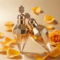Flacons de parfum de luxe élégants et raffinés de qualité supérieure avec pompe en verre 90 ml de la marque Anding Wholesale